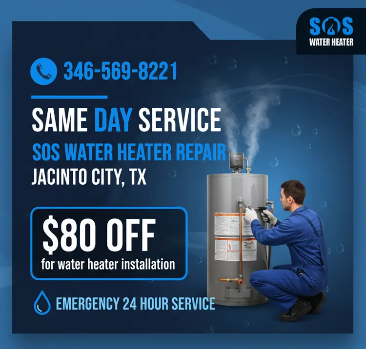 SOS Water Heater Jacinto City offer